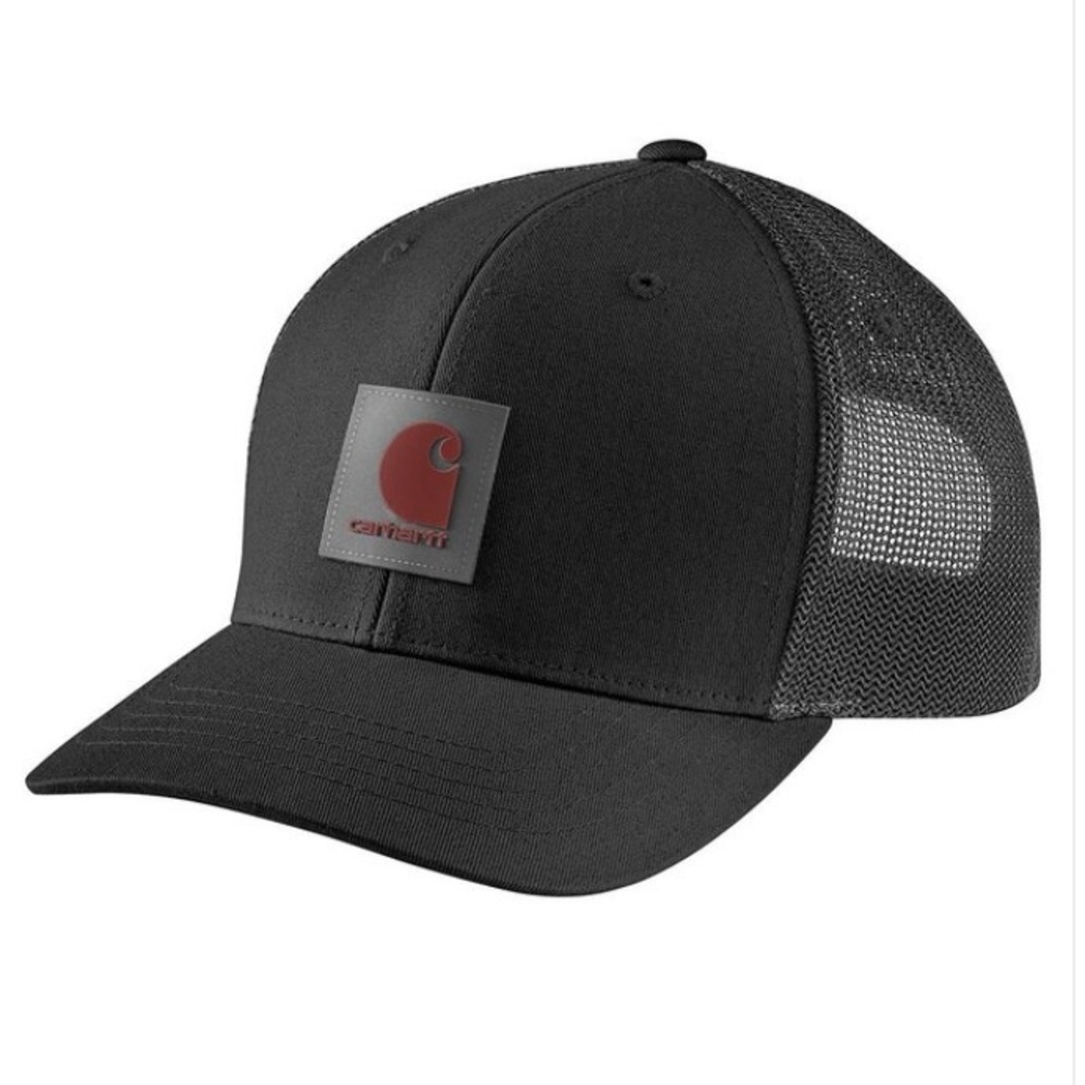 New: Carhartt RUGGED FLEX® TWILL MESH-BACK LOGO PATCH CAP 105216. One Size